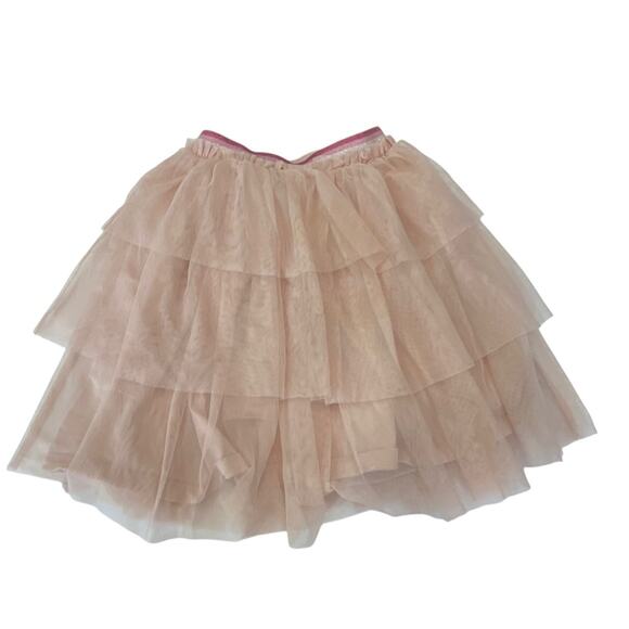 Mini Boden Soft Pink Tulle Layered Skirt Size 6 - Picture 2 of 5